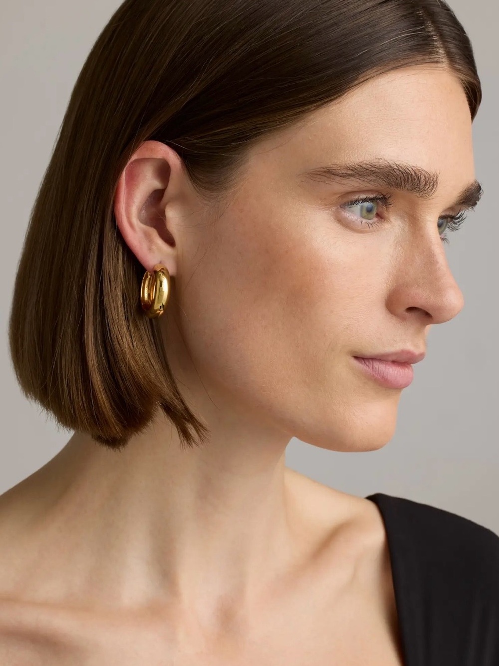Quince Chunky Dome Hoops Large - Picture 9 of 11
